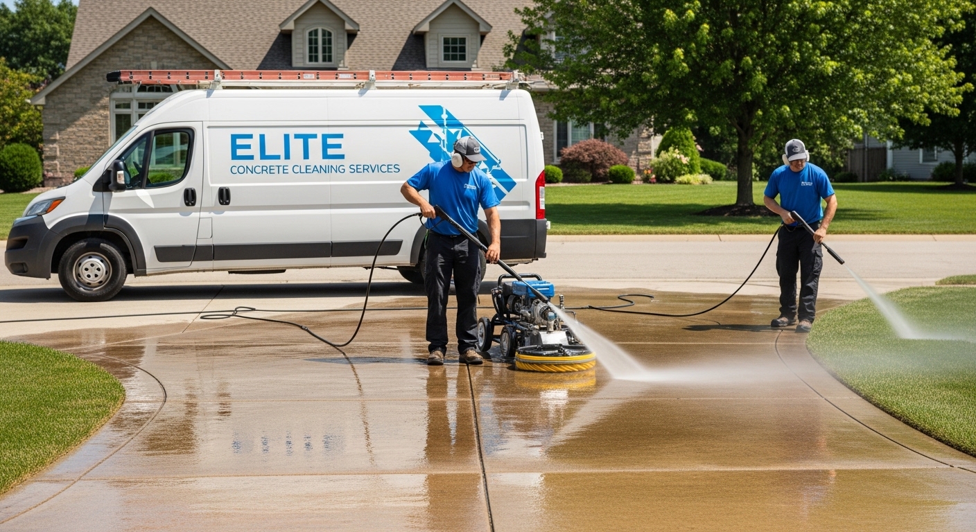 Concrete and Brick Cleaning
