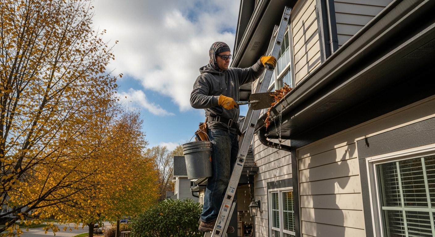 Gutter cleaning