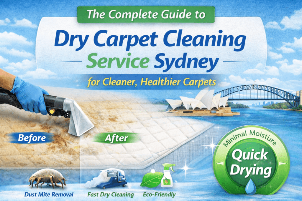 dry carpet cleaning service Sydney