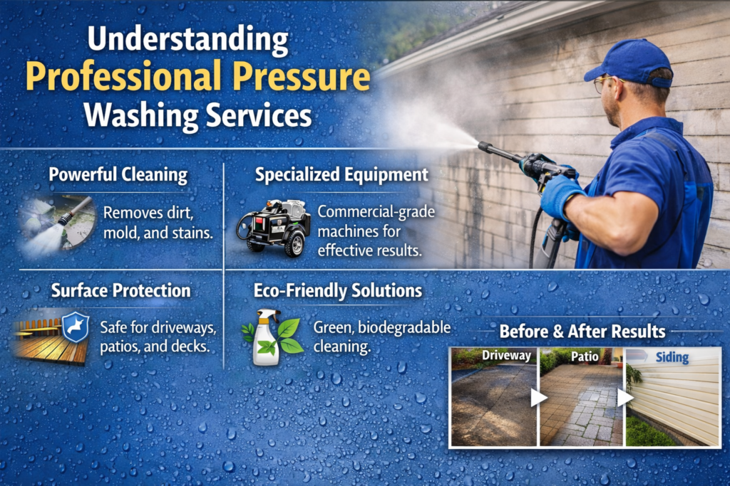 professional pressure washing services