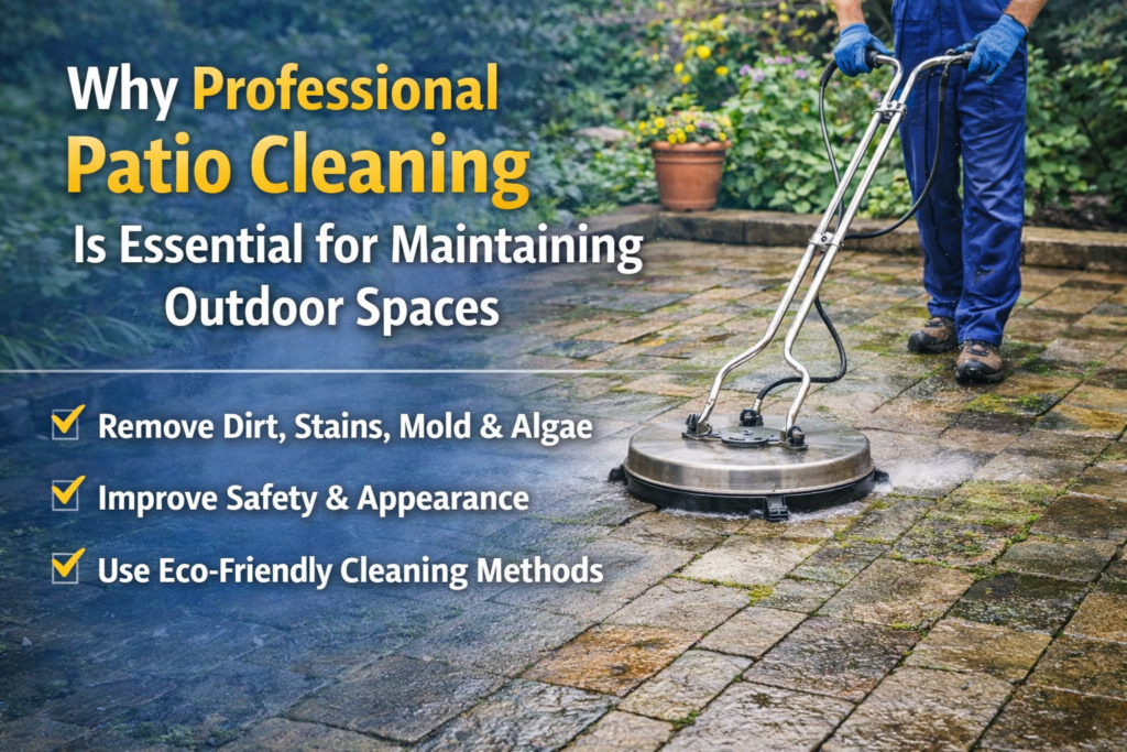 professional patio cleaning