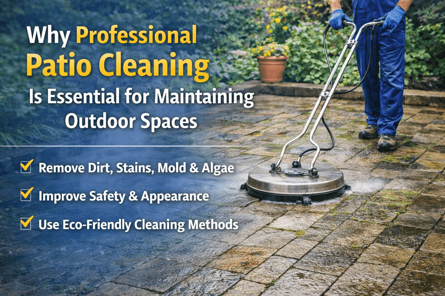 professional patio cleaning