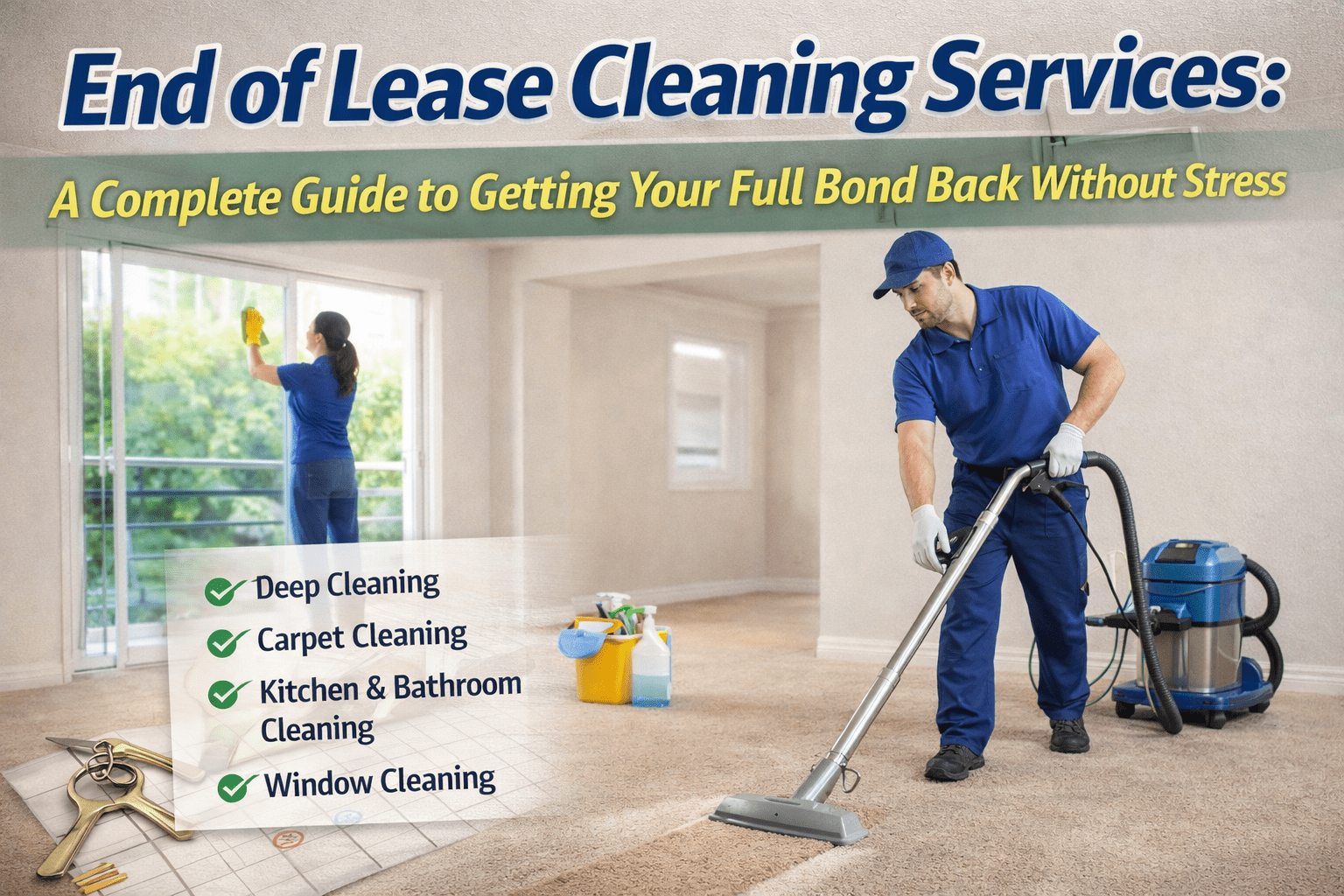 End of lease cleaning services