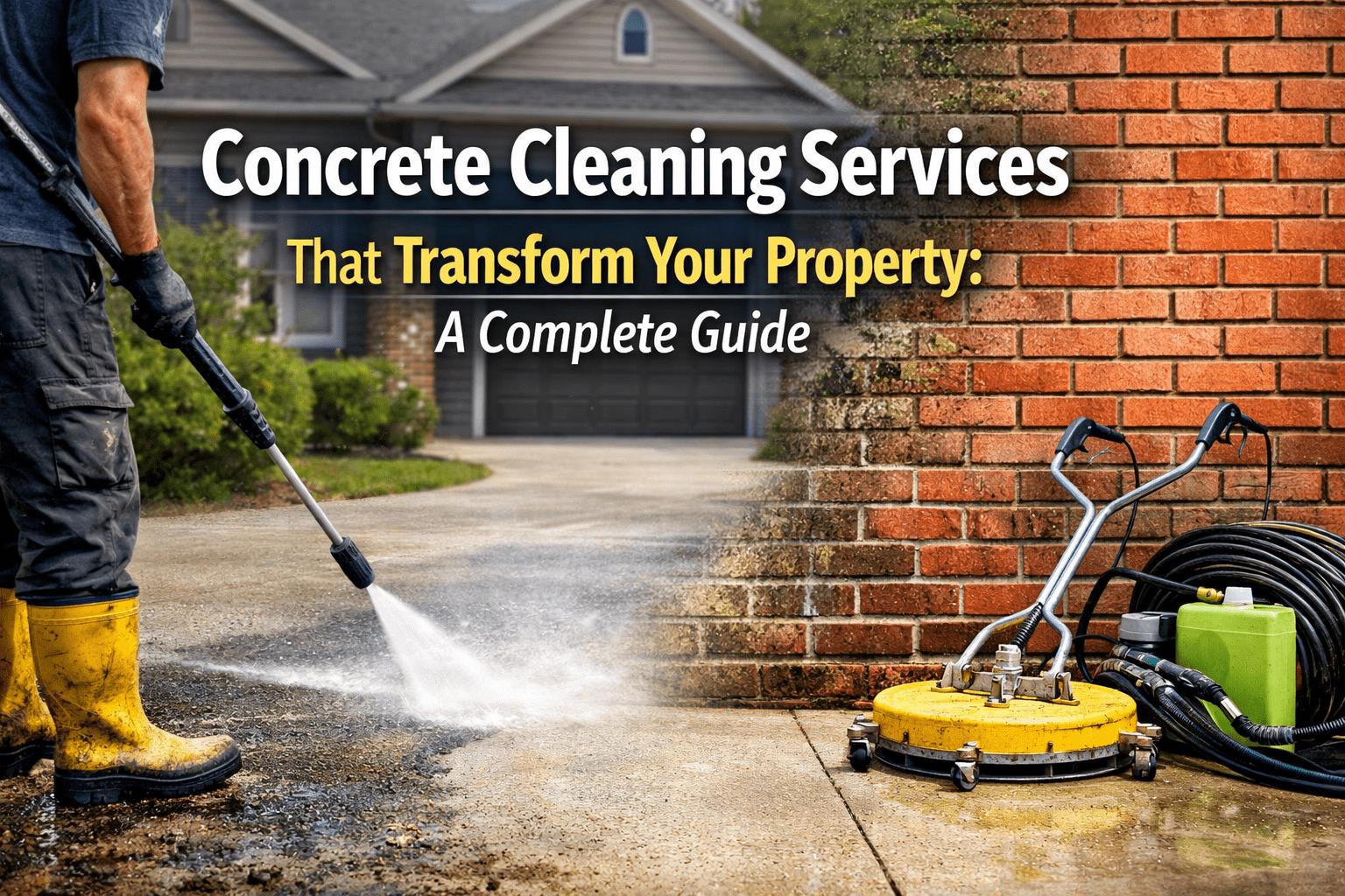 concrete cleaning services
