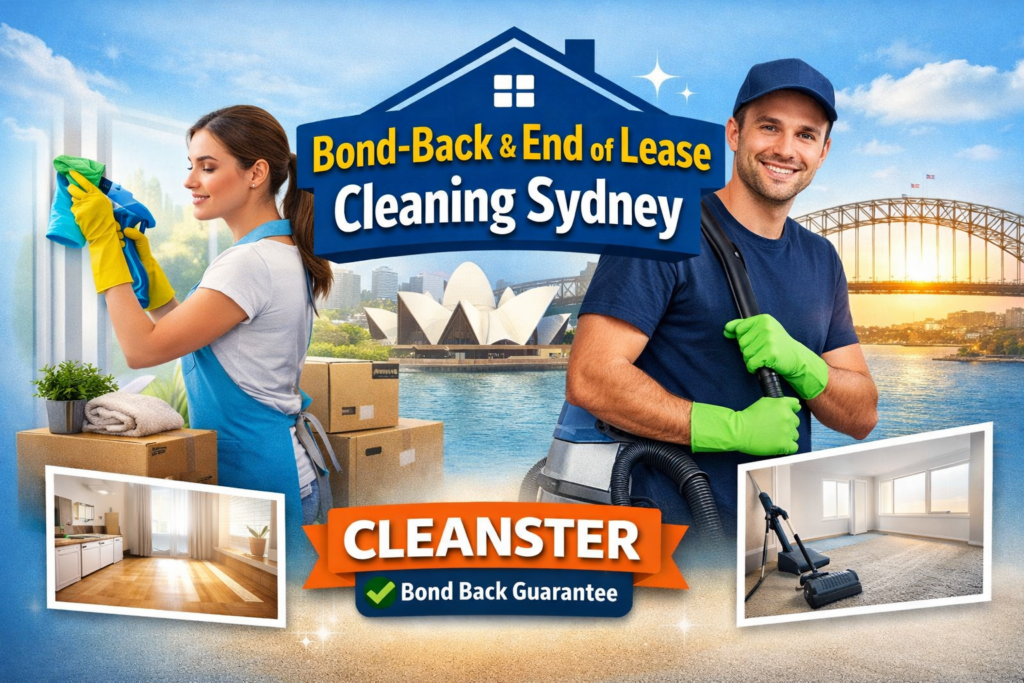 Cleanster cleaning services in Sydney