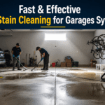 Oil stain removal garage Sydney